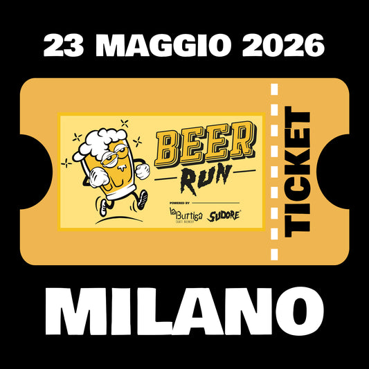 TICKET BEER RUN MILANO - 23 MAGGIO 2026