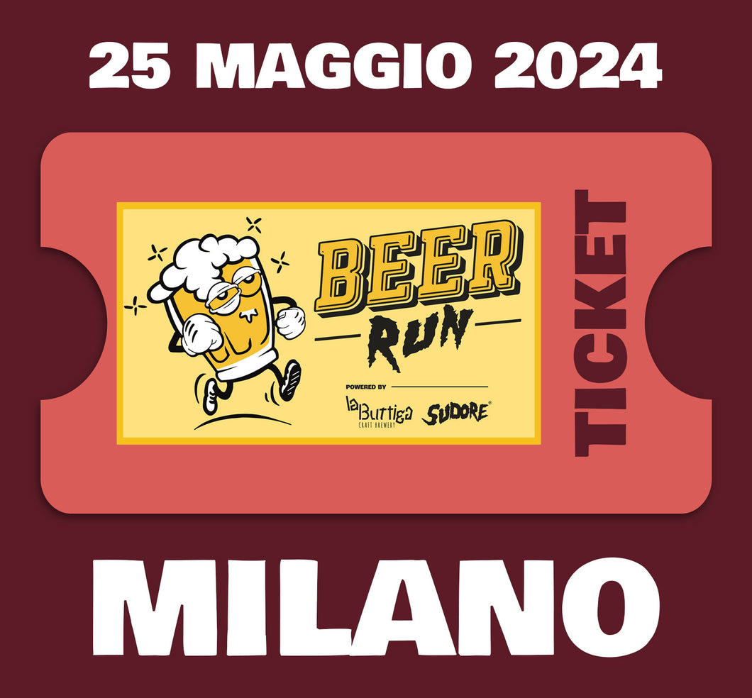 TICKET BEER RUN MILANO - 25 MAGGIO 2024